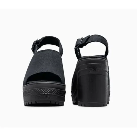 Converse Chuck 70 De Luxe Sandal Heel Black - A12567C Size 7.5 - Picture 7 of 9